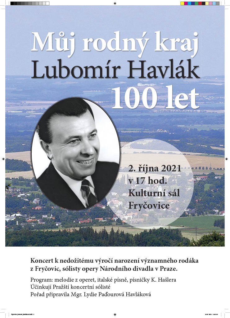 frycovice_koncert_havlak100_inz1024_1 Koncert - Můj rodný kraj Lubomír Havlák 100 let