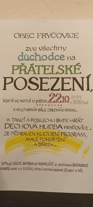 Př&aacute;telsk&eacute; posezen&iacute; s důchodci
