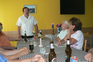 Beseda starosta obce Leo Volný